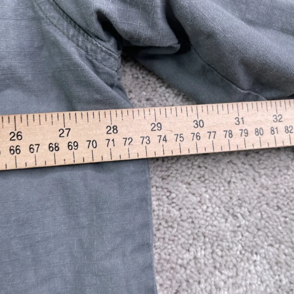 Levis Shirt Jacket Mens 3XL XXXL Grey Ripstop Canvas Fleece Lined Barn Shacket - Picture 11 of 14